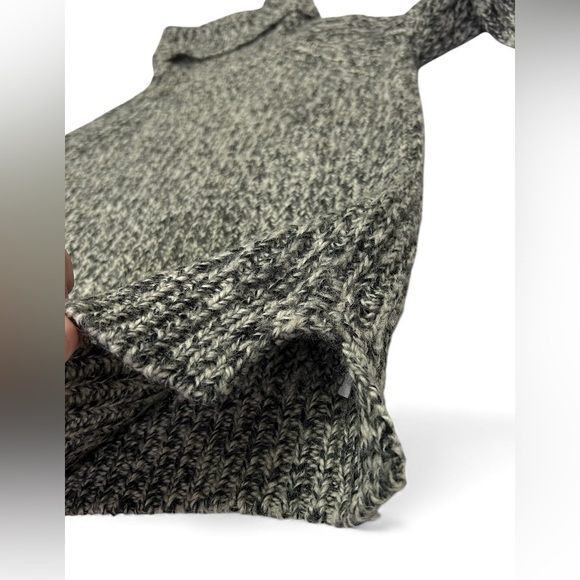 Madewell Women’s Medium Black & White Wool Blend Knit Cowl Neck Sweater - Picture 10 of 13